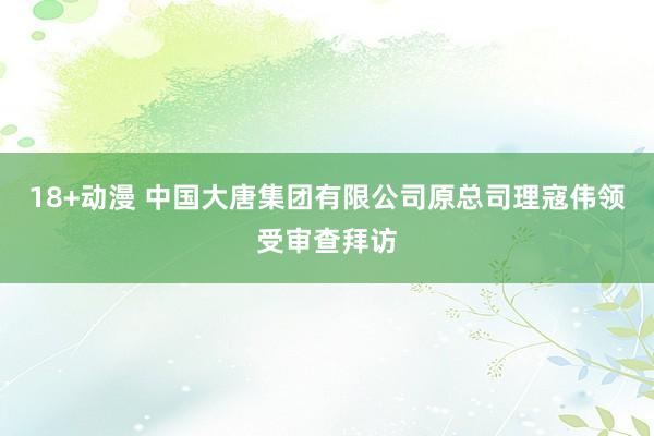 18+动漫 中国大唐集团有限公司原总司理寇伟领受审查拜访