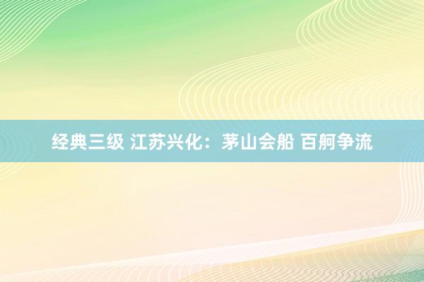 经典三级 江苏兴化：茅山会船 百舸争流